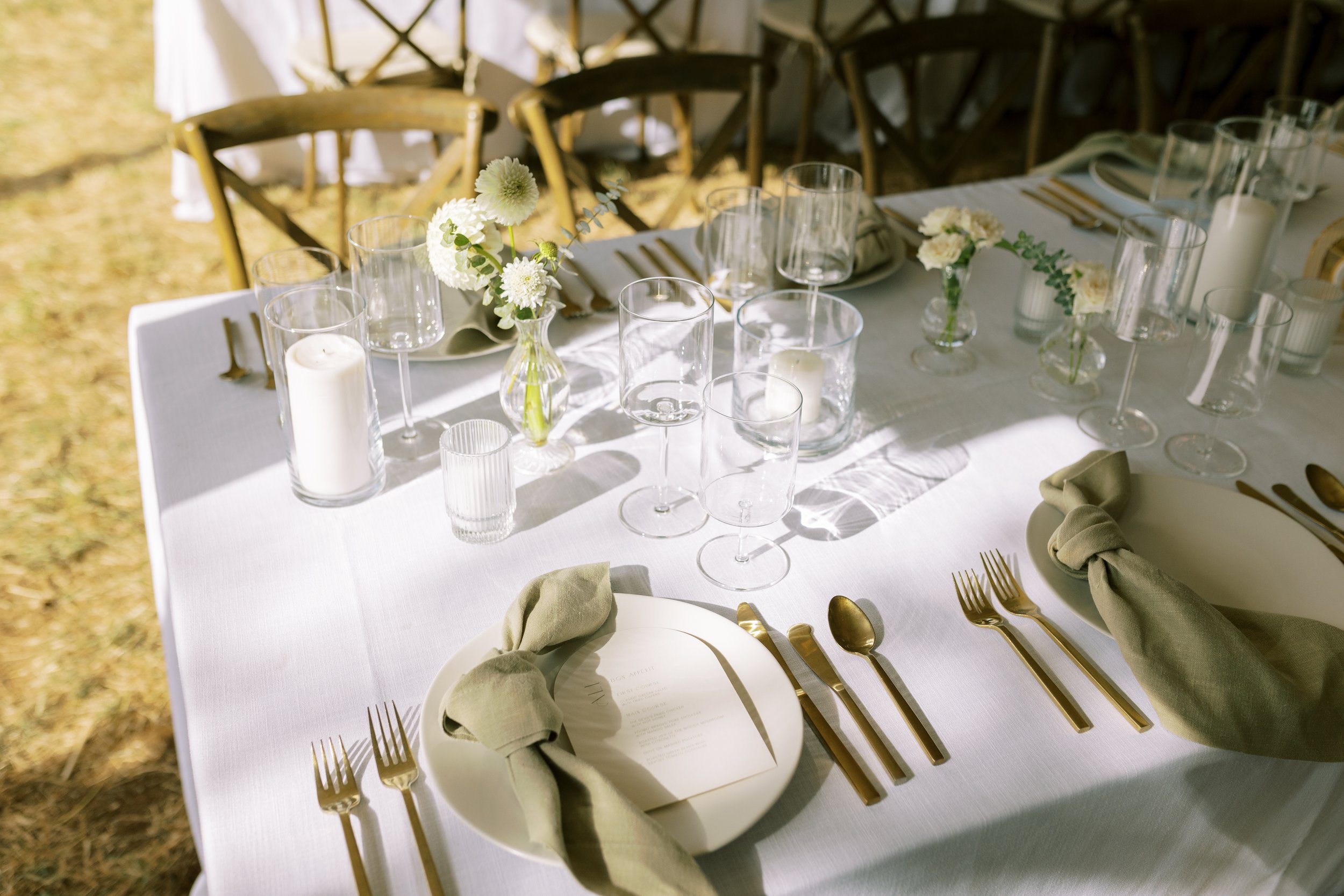 oregon wedding planner, tablescape