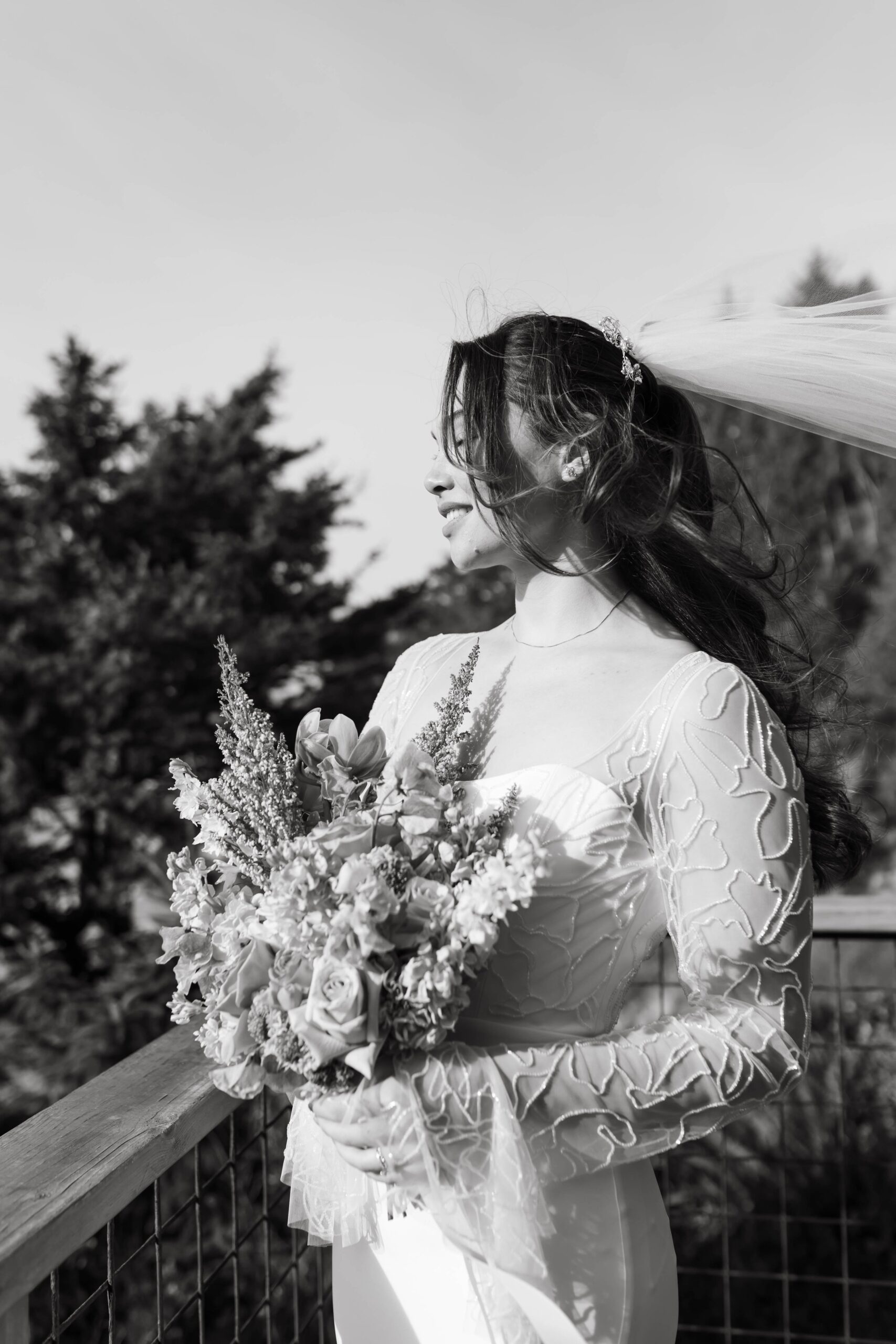  Oregon coast elopement, film photography, arch cape, candids, bridal portraits 
